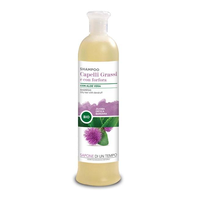 Shampoo Capelli Grassi e con Forfora 500ml - Sapone di un Tempo