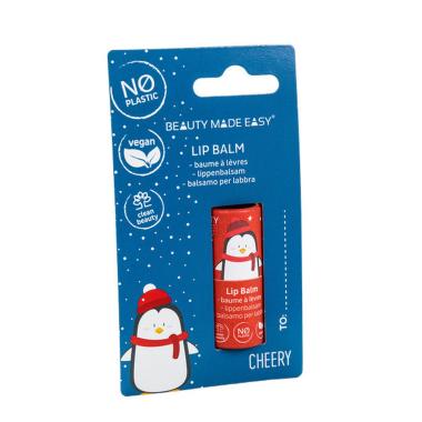 Cherry Paper Tube Lip Balm Christmas Edition - Beauty Made Easy