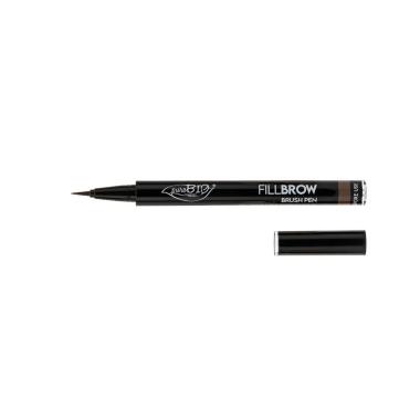 Fillbrow Brush Pen 03 Castano Scuro - PuroBio Cosmetics